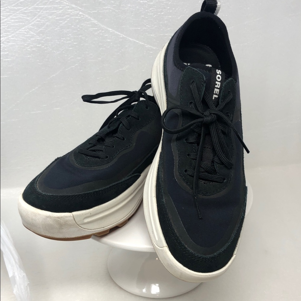Sorel Ona 503 Sneakers Everyday Waterproof Low Top Black and Chalk Size 9 - Picture 13 of 13